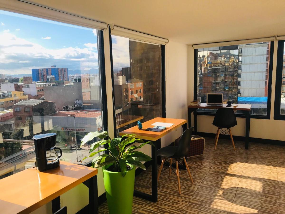 בוגוטה Hostal - Hotel - Apartaestudios Amoblados Chapinero Las Mandarinas - Coworking מראה חיצוני תמונה
