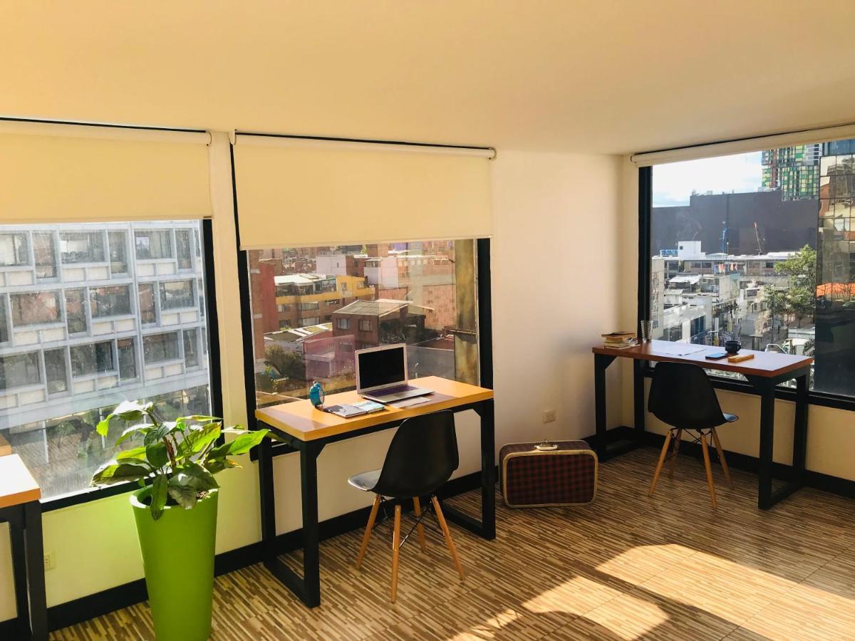 בוגוטה Hostal - Hotel - Apartaestudios Amoblados Chapinero Las Mandarinas - Coworking מראה חיצוני תמונה